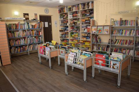vue espace jeunesse médiathèque Les Sources