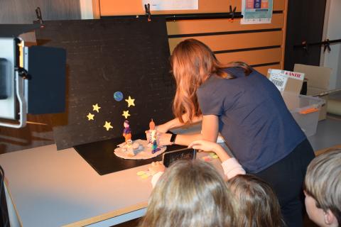 mise en place sur fond noir