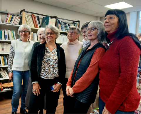 Les bénévoles de la bibliothèque