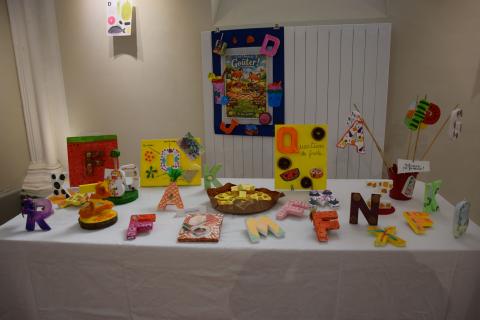 photo de lettres décorées