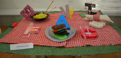 photo de lettres décorées