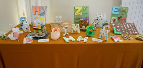 photo de lettres décorées