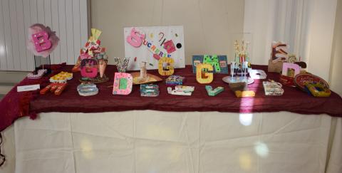 photo de lettres décorées