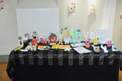 photo de lettres décorées