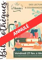 Annulation apéro lecture