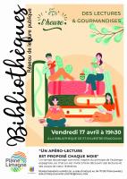 Affiche Apéro lectures