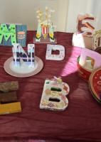 photo de lettres décorées