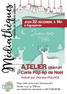 affiche atelier pop-up