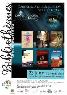 Affiche soirée de présentation Les Aventuriales