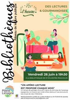 Affiche Apéro lectures